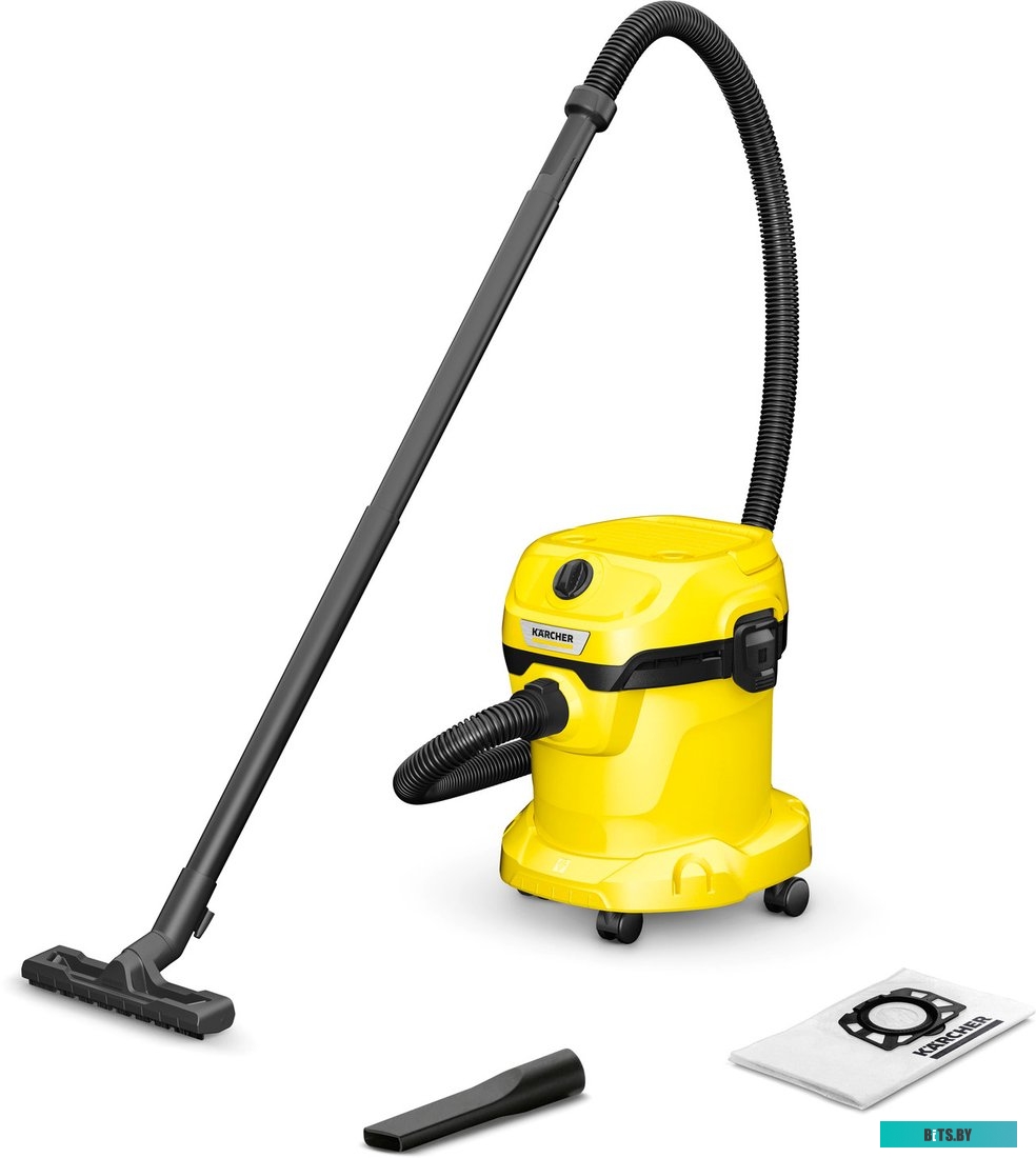 Строительный пылесос Karcher WD 2 V-15/4/18,  желтый [1.628-003.0] 1.628-003.0