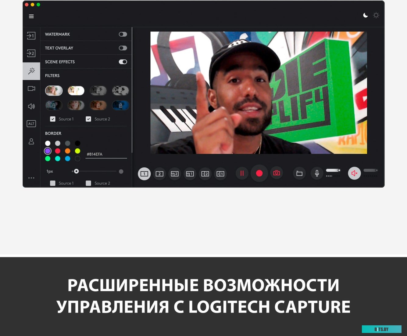 Web-камера Logitech StreamCam (серый) <960-001282>