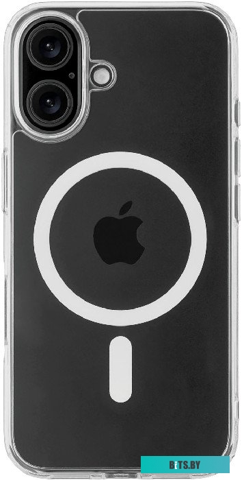 CS395TT61RL-I24M uBear Real Mag Case для Apple iPhone 16 (прозрачный)
