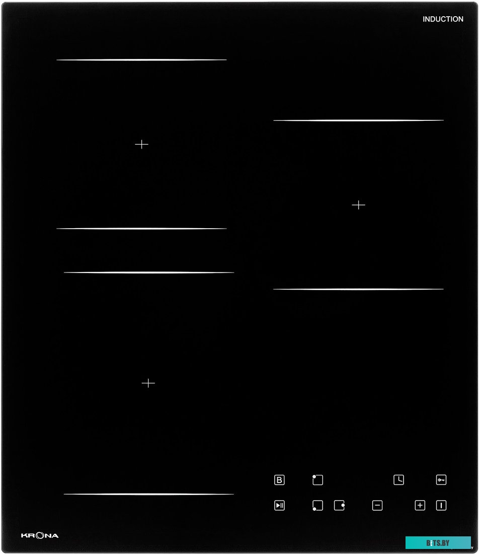 КА-00001447 Индукционная варочная панель Krona REMO 45 BL,  независимая,  черный