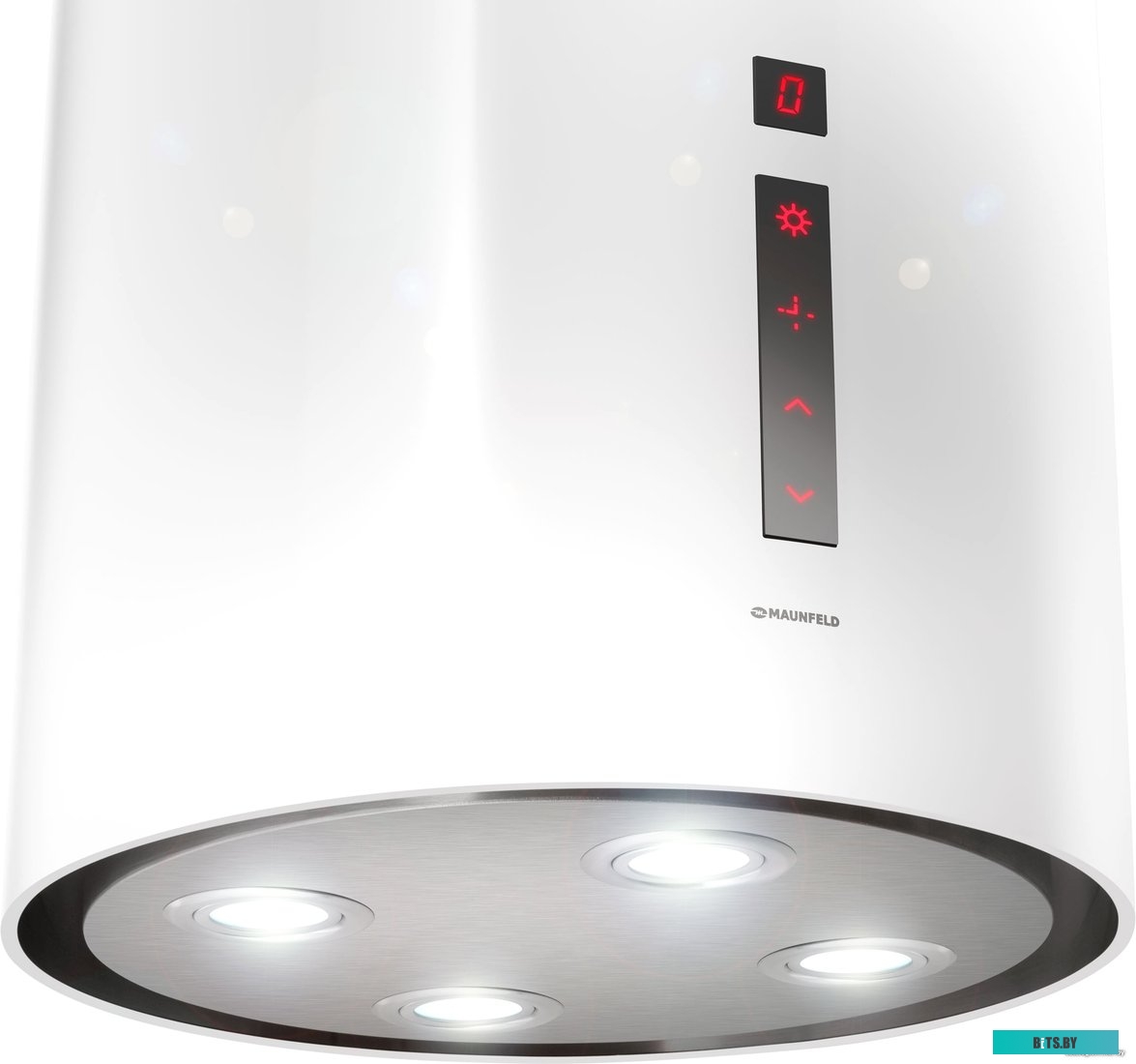 КА-00015696 Вытяжка каминная MAUNFELD Lee Wall 39,  белый,  сенсорное управление [ка-00015696]