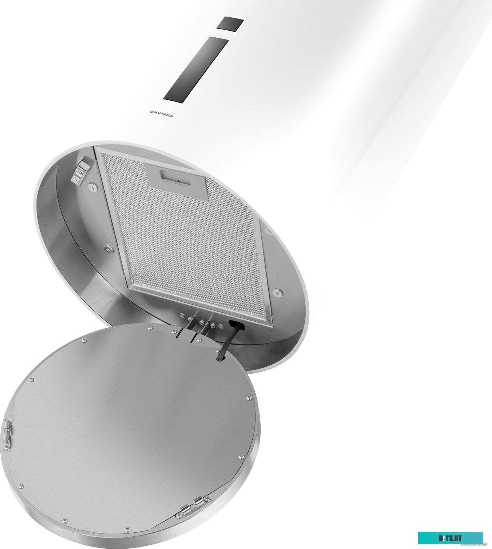 КА-00015696 Вытяжка каминная MAUNFELD Lee Wall 39,  белый,  сенсорное управление [ка-00015696]