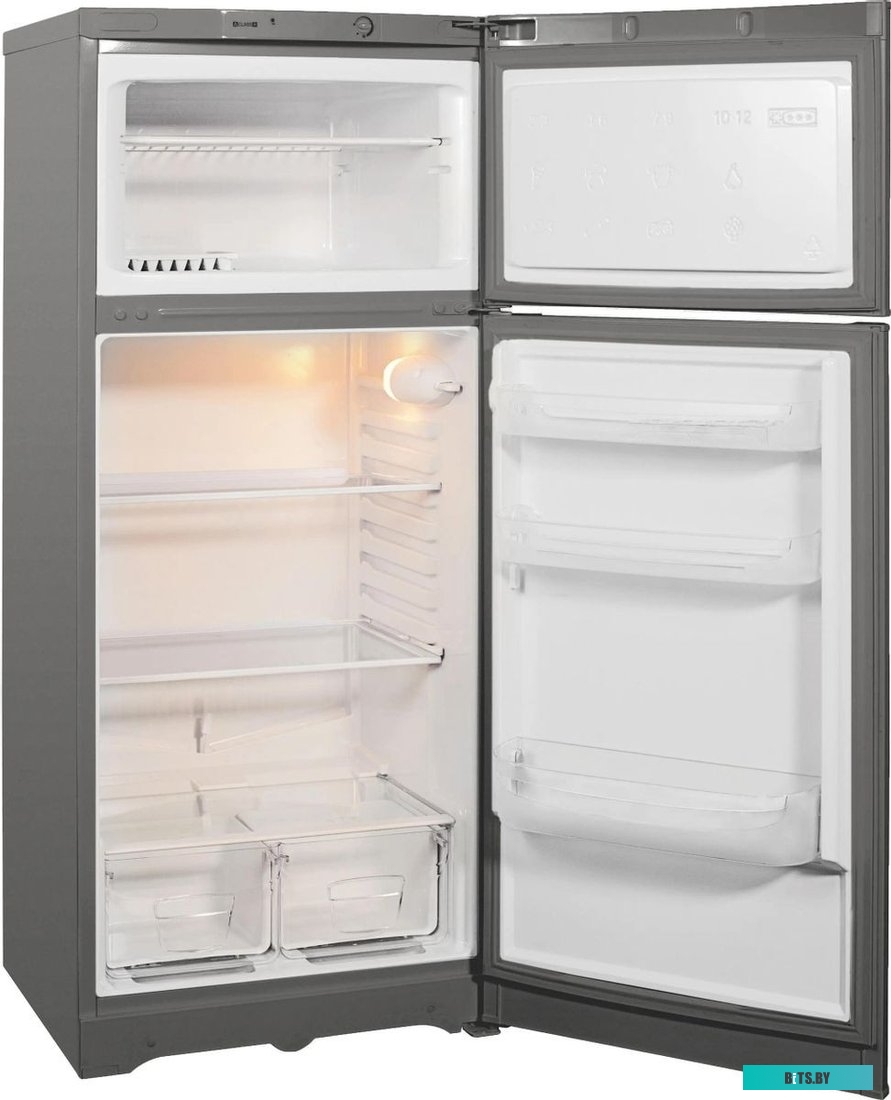 869892900010 Холодильник двухкамерный Indesit TIA 14 G серебристый/черный