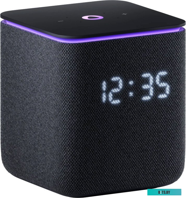 Умная колонка Яндекс Станция Миди с Алисой, с Zigbee, 24Вт, черный/black YNDX-00054BLK