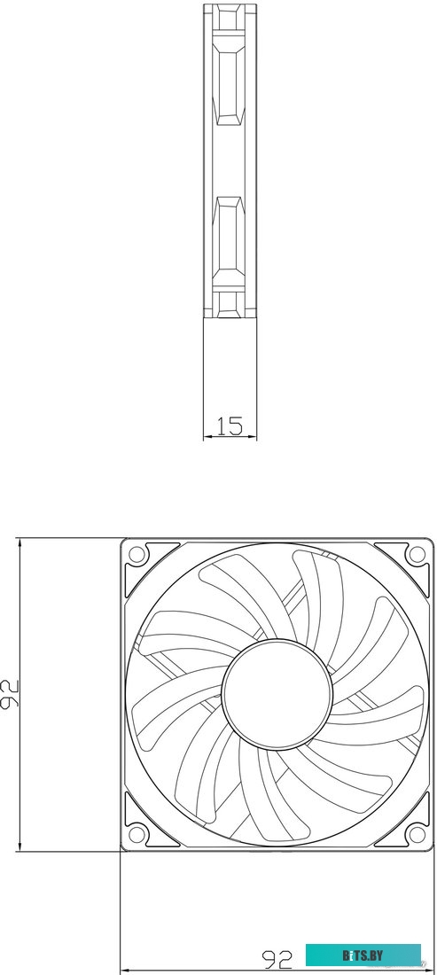 Вентилятор для корпуса Thermalright TL-9015
