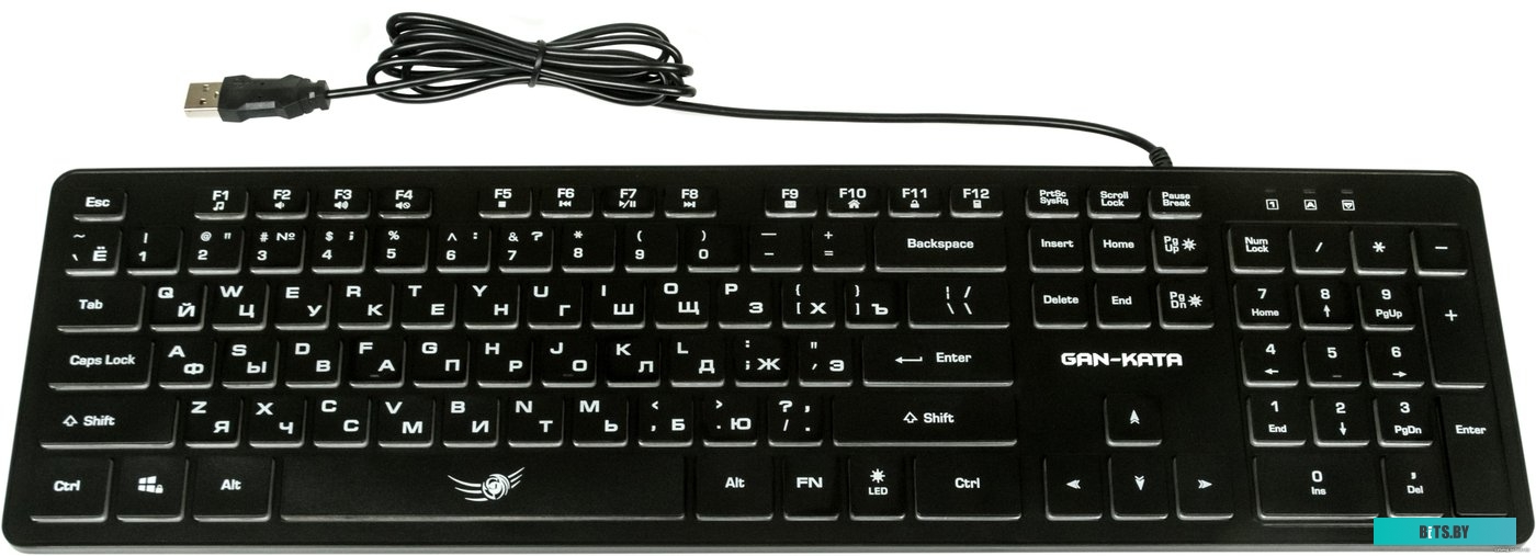 Клавиатура Dialog KGK-17U Black