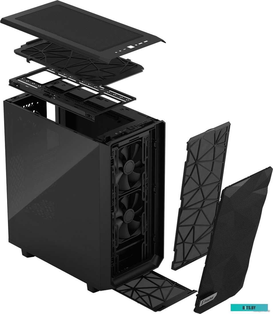 Корпус Fractal Design Meshify 2 Compact Dark Tempered Glass FD-C-MES2C-02