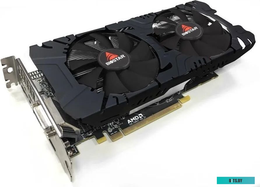 Видеокарта Biostar PCI-E RX580 2048SP AMD Radeon RX 580 8Gb 256bit GDDR5 1274/7000 HDMIx1 DPx2 HDCP Ret VA5815RQ82