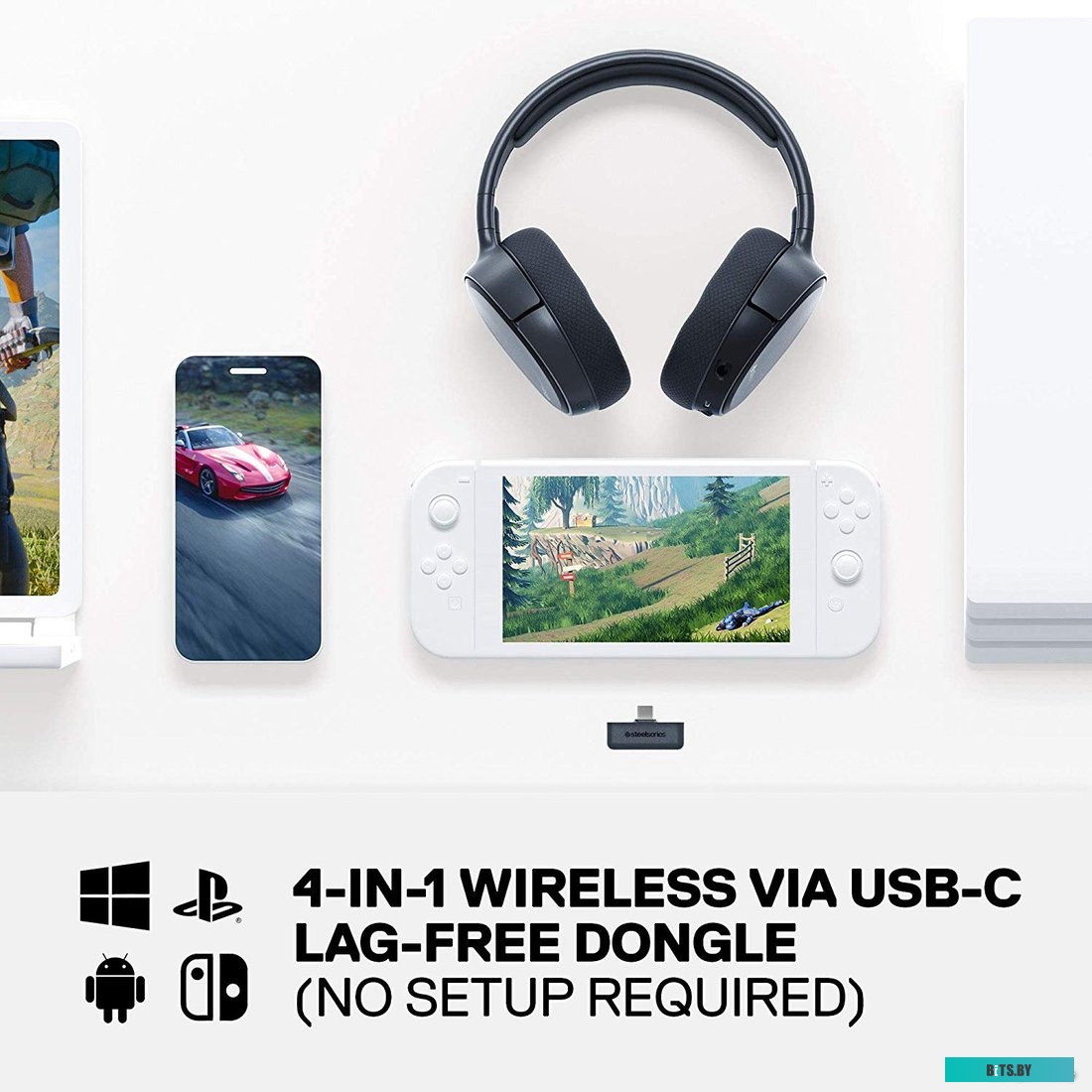 Наушники (Гарнитура) SteelSeries Arctis 1 Wireless <61512>