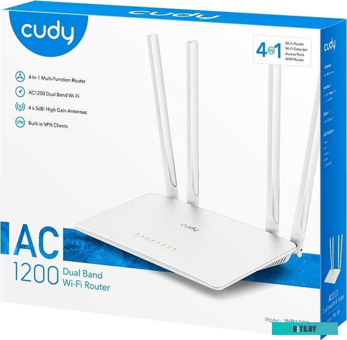 Wi-Fi Роутер Cudy WR1200 2.0