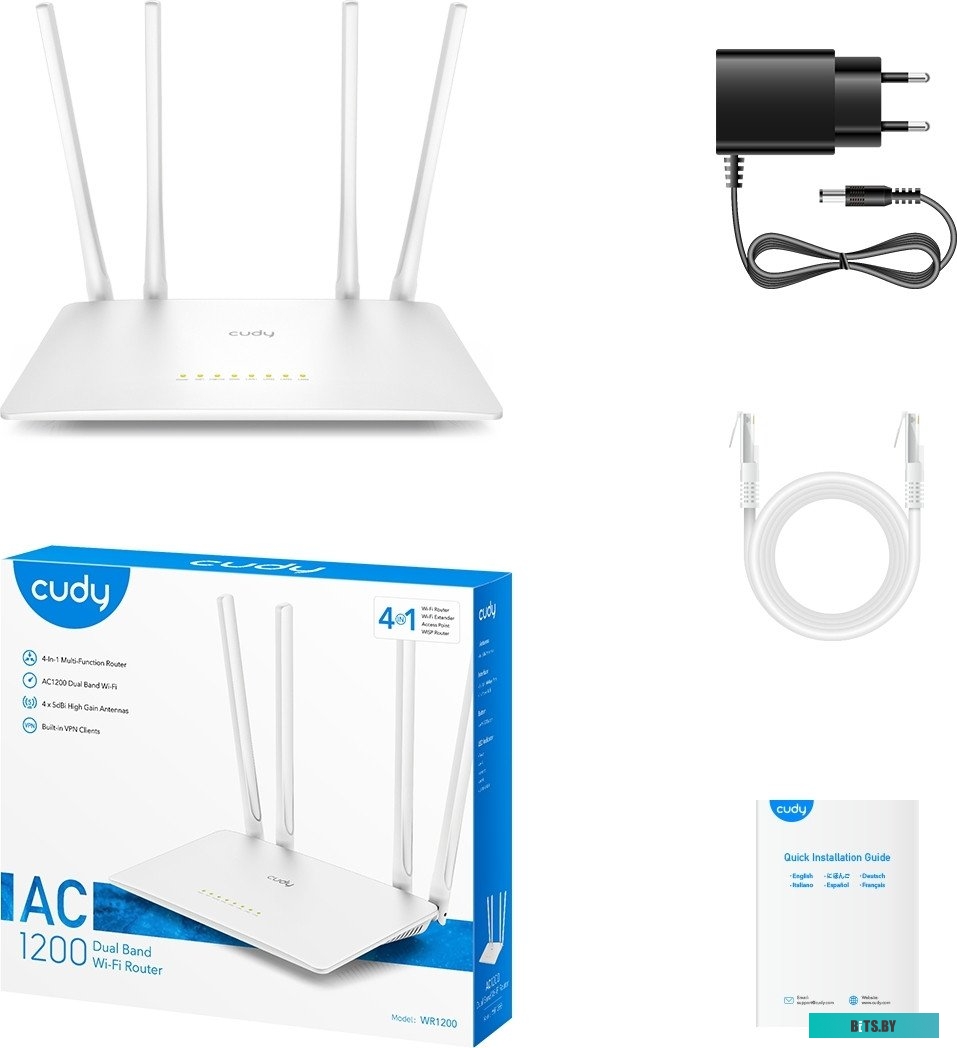 Wi-Fi Роутер Cudy WR1200 2.0