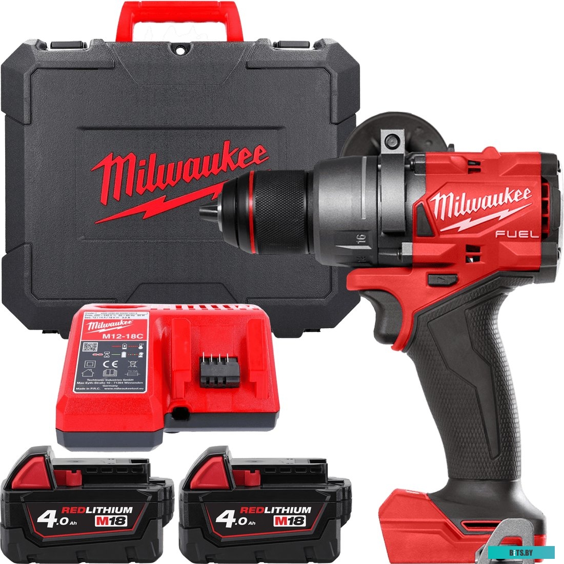 4058546418403 4933492473 Milwaukee M18 FUEL M18FPD3-402C 4933492473 (с 2-мя АКБ 4 Ач, кейс)