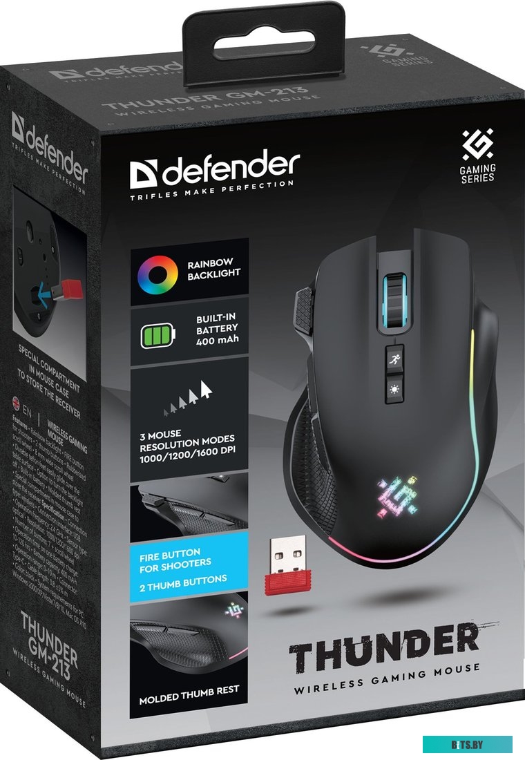 Мышка Defender Thunder GM-213 52213.