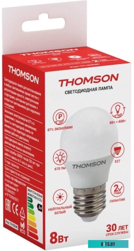 Светодиодная лампочка Thomson Globe TH-B2040