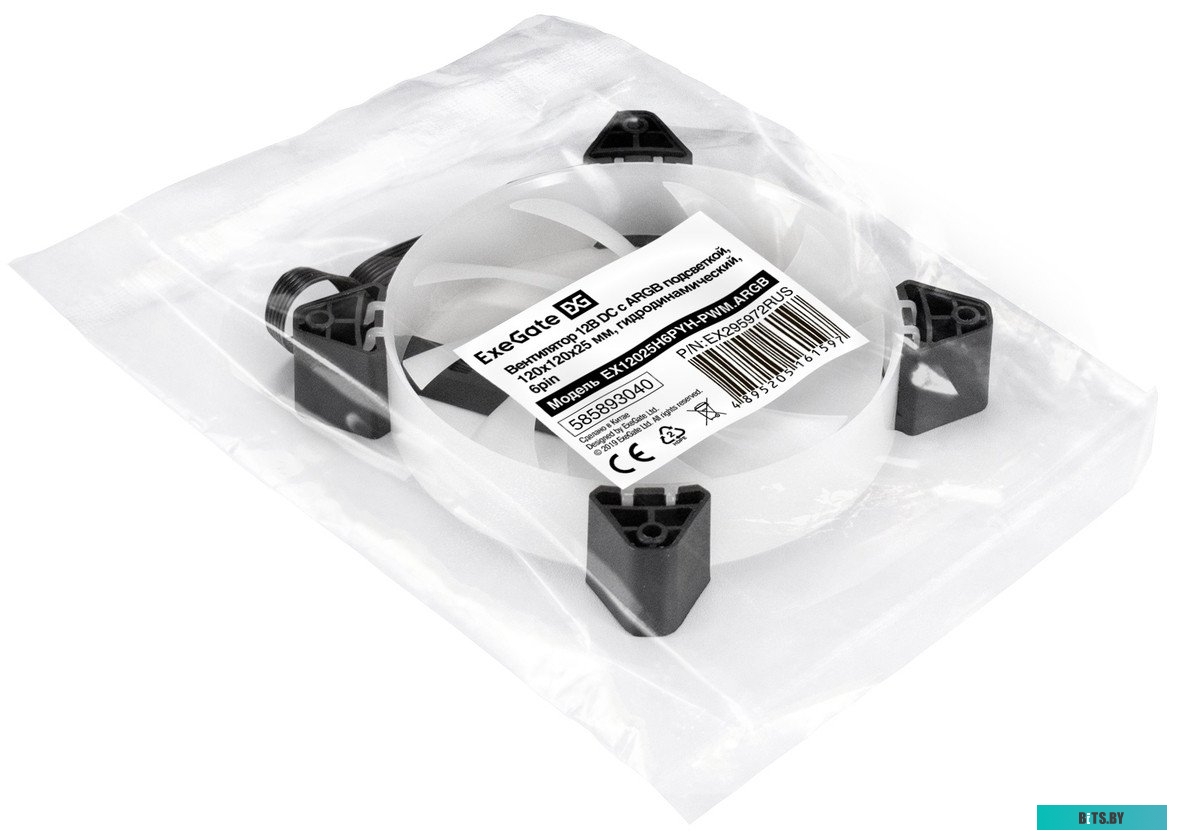 EX295975RUS Контроллер-хаб с пультом управления ExeGate EXH6P.ARGB для вентиляторов с подсветкой ARGB 6pin (Molex, 10 портов 6pin) <EX295975RUS>