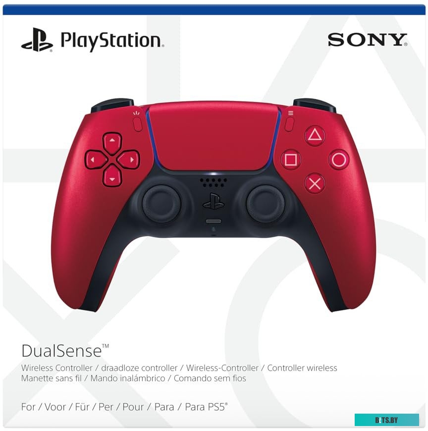 Sony DualSense (вулканический красный)