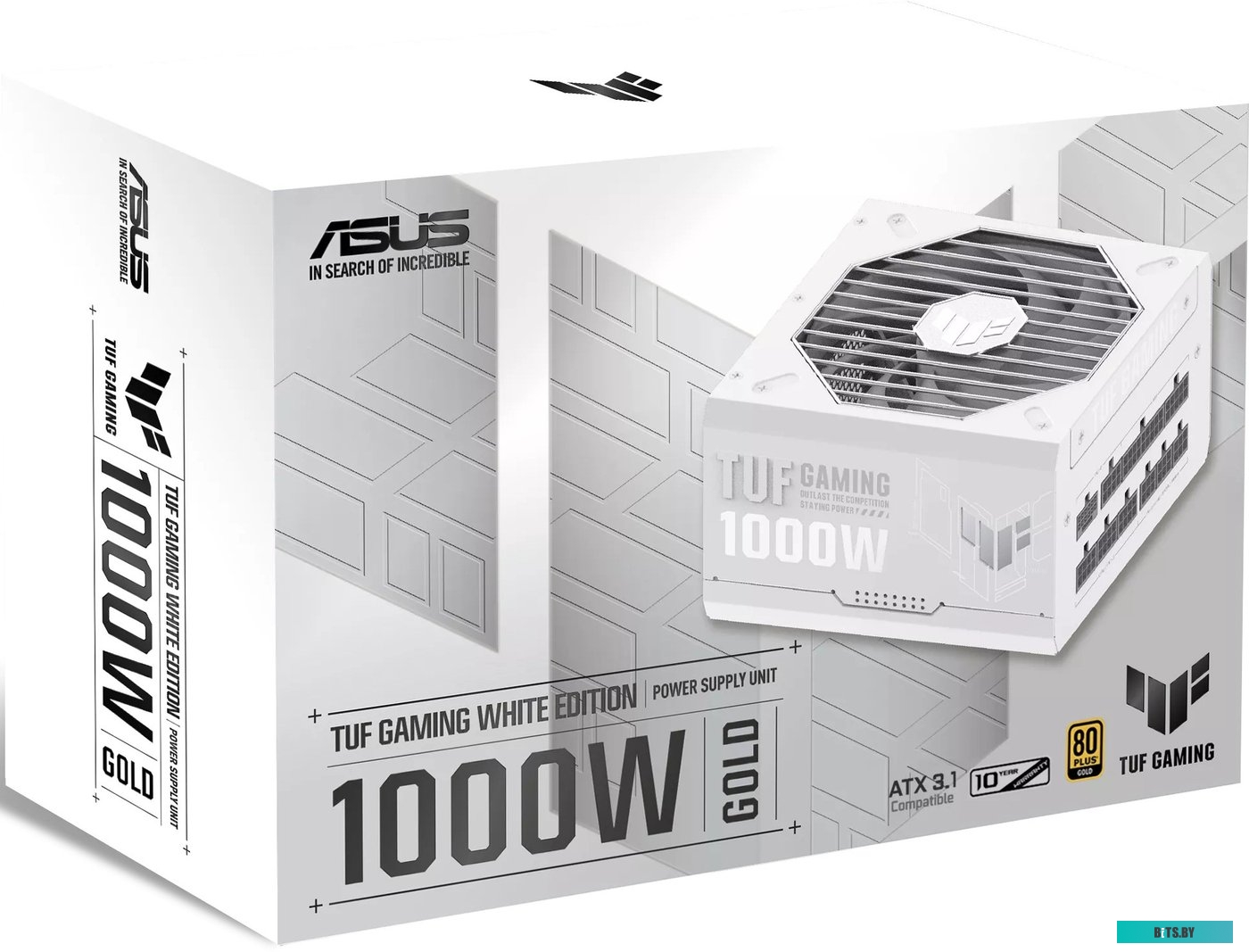 Блок питания ASUS TUF-GAMING-1000G-WHITE /PSU, CE+UK (90YE00S5-B0NA00) 90YE00S5-B0NA00