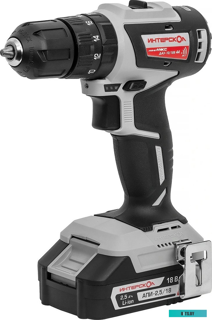 769.2.2.45 Интерскол МиниМАКС ДАУ-10/18В 44 769.2.2.45 (с 2-мя АКБ 2.5 Ач)