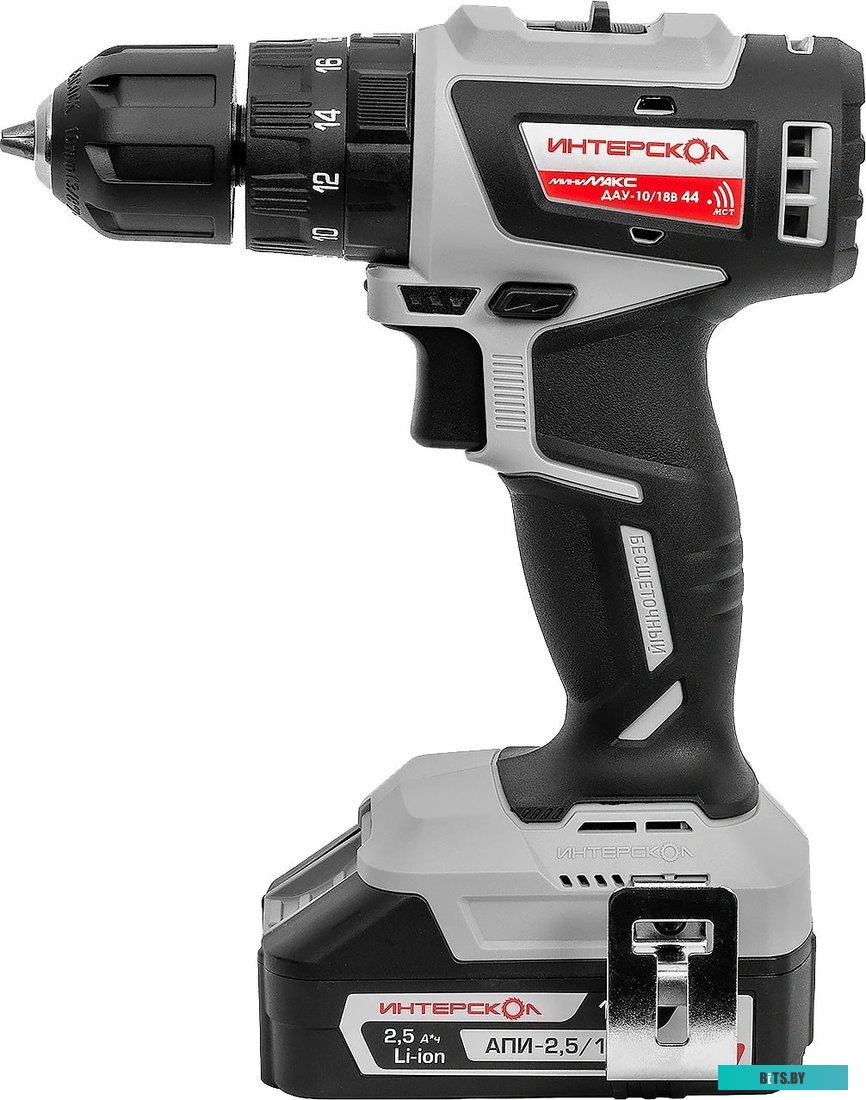 769.2.2.45 Интерскол МиниМАКС ДАУ-10/18В 44 769.2.2.45 (с 2-мя АКБ 2.5 Ач)