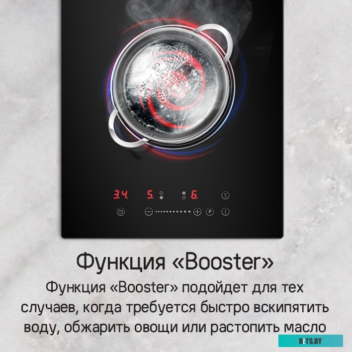 CVI292STBKC Индукционная варочная панель MAUNFELD/ Индукционная варочная панель MAUNFELD, домино, слайдерное управление, бустер, мощность конфорок 120