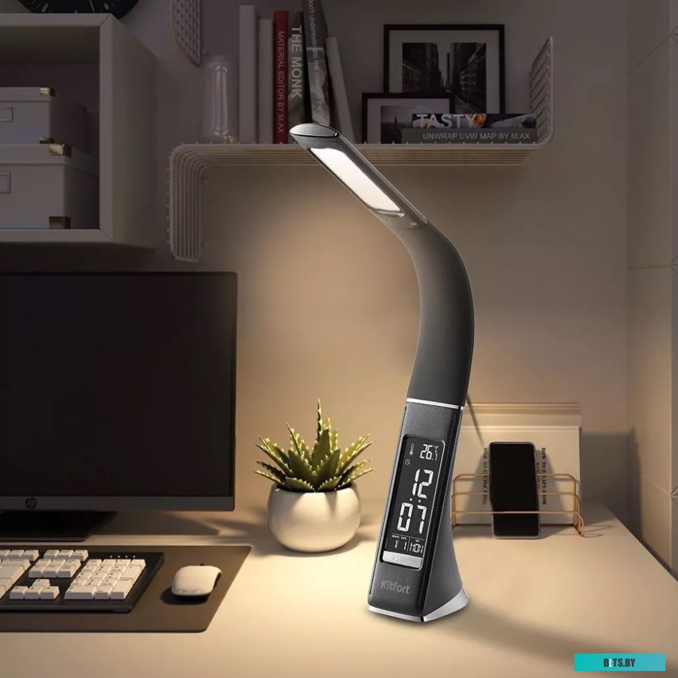 КТ-3632 Электрогриль KitFort КТ-3632,  серебристый и черный