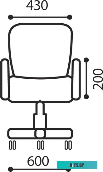 Офисное кресло (Стул) Brabix Prestige Ergo MG-311 (ткань, черный) <531872>