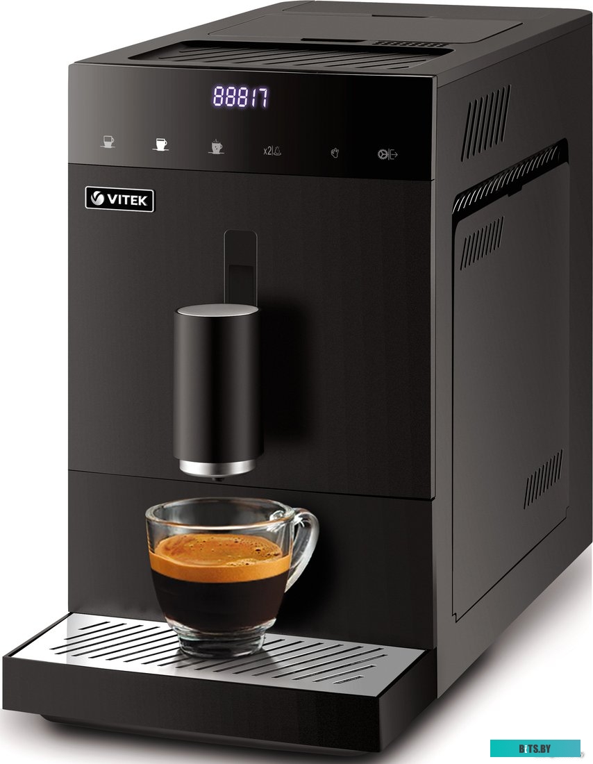 VT-8700 Кофемашина Vitek Metropolis VT-8700,  черный