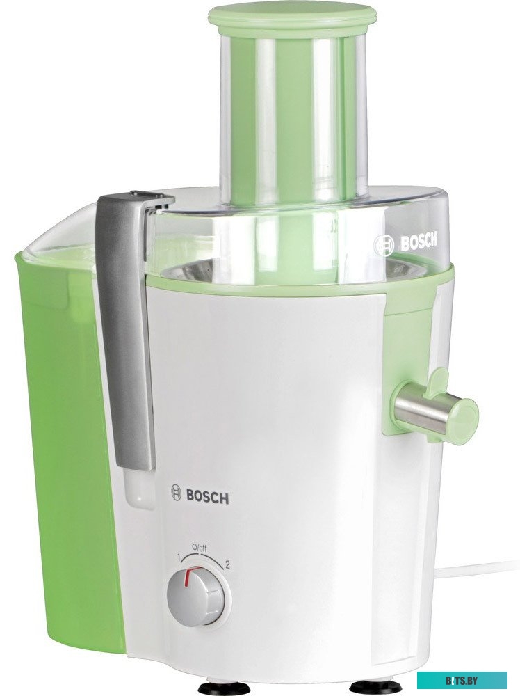 MES25G0 Соковыжималка центробежная Bosch MES25G0 700Вт рез.сок.:1250мл. белый/зеленый