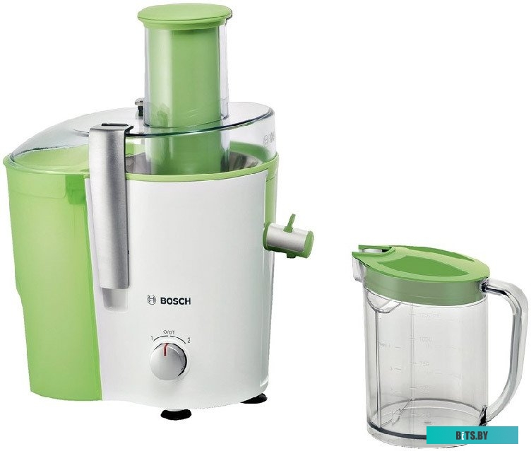 MES25G0 Соковыжималка центробежная Bosch MES25G0 700Вт рез.сок.:1250мл. белый/зеленый