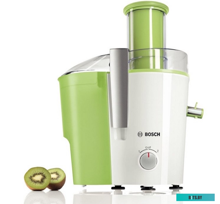 MES25G0 Соковыжималка центробежная Bosch MES25G0 700Вт рез.сок.:1250мл. белый/зеленый