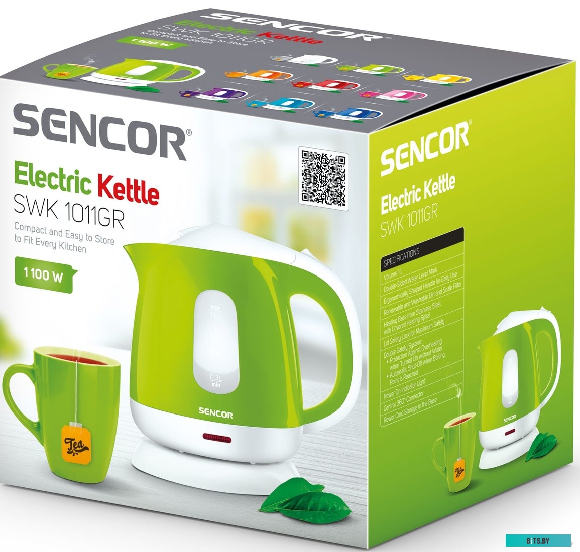 Электрочайник Sencor SWK 1011GR