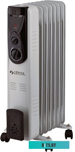CT-6200 Масляный радиатор CENTEK CT-6200, 1500Вт, 7 секций, 3 режима, белый