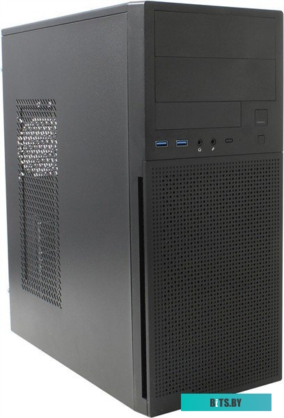 Корпус MidiTower Powerman DA815BK Black PMP-500ATX-F 2*USB 3.0 ATX