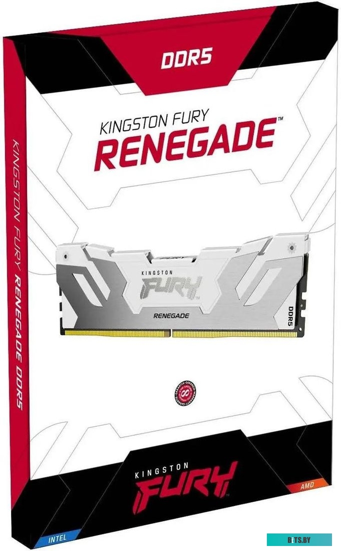 KF568C36RWA-16 Оперативная память Kingston Fury Renegade KF568C36RWA-16 DDR5 -  1x 16ГБ 6800МГц, DIMM,  White,  Ret