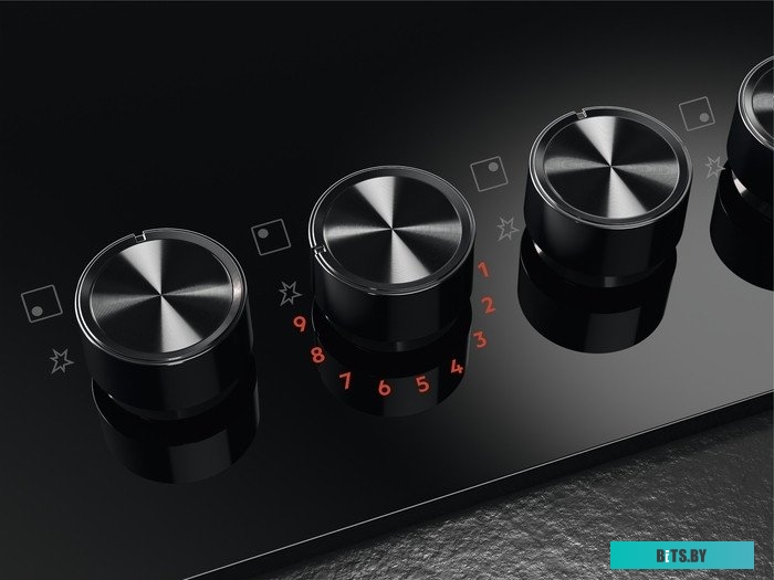HKB75453NB Газовая варочная панель AEG HKB75453NB,  независимая,  черный