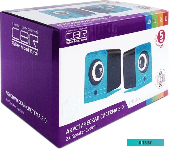 Компьютерные колонки CBR CMS 90 (синий)