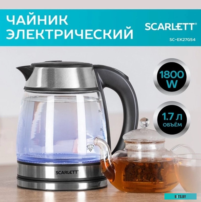 SC-EK27G54 Чайник SC-EK27G54 SILVER SCARLETT