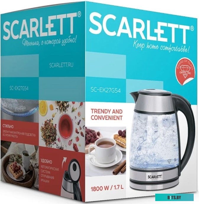 SC-EK27G54 Чайник SC-EK27G54 SILVER SCARLETT