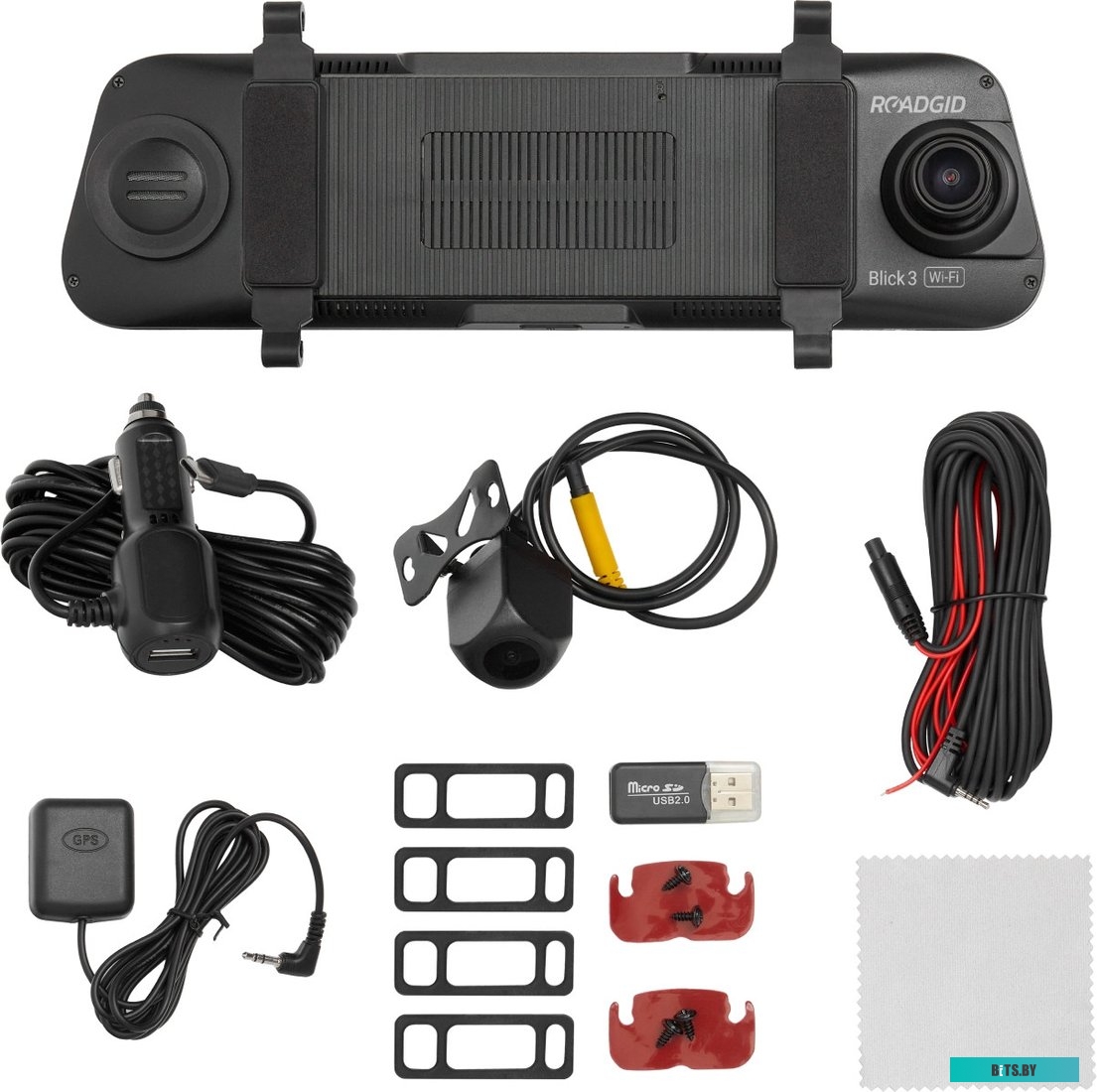 1049497 Видеорегистратор ROADGID Blick 3 GPS,  черный