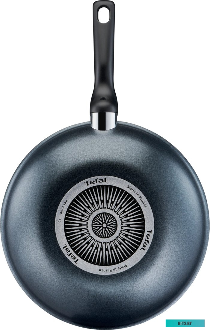 9100048319 Сковорода ВОК (WOK) Tefal Force 4218628, 28см, без крышки,  черный [9100048319]