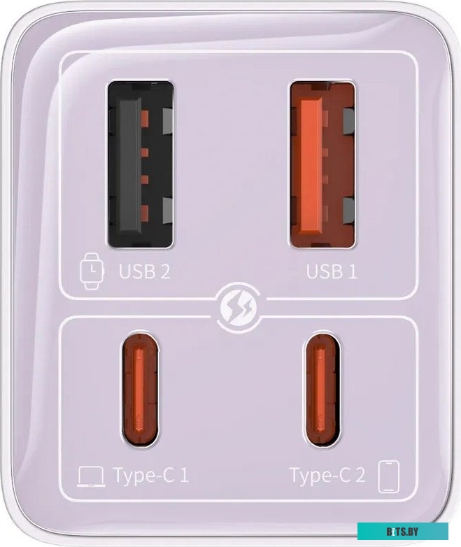 Сетевое зарядное Baseus GaN6 Pro Fast Charger 2C+2U 65W P10162701533-00
