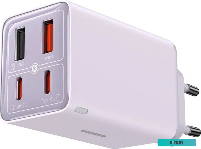 Сетевое зарядное Baseus GaN6 Pro Fast Charger 2C+2U 65W P10162701533-00