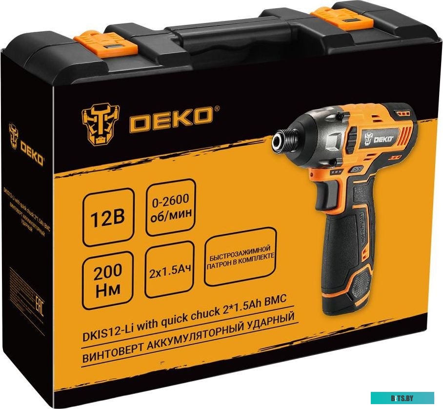 Deko DKIS12-Li Set 063-4390 (с 2-мя АКБ, кейс)