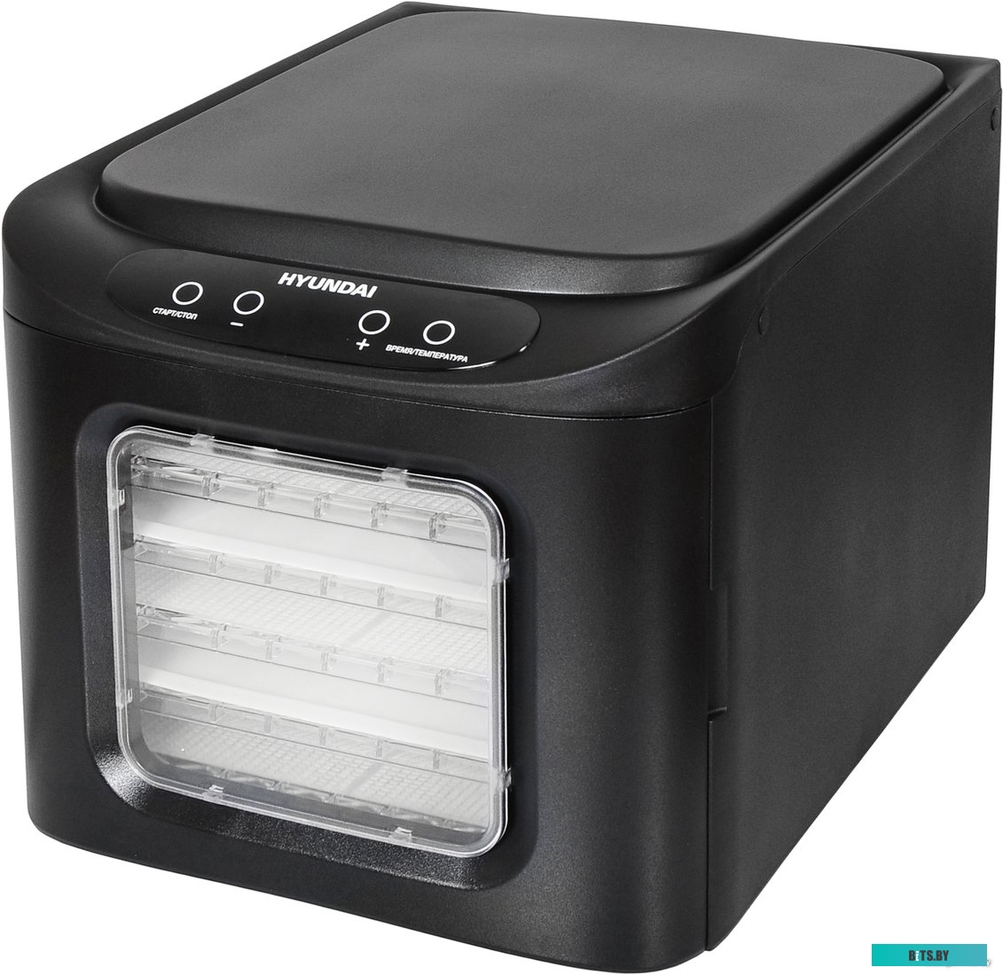 HYFD-P1203 Сушилка для овощей и фруктов HYUNDAI HYFD-P1203,  черный,  12шт