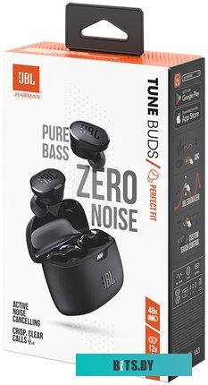 JBLTBUDSBLK Гарнитура JBL Tune Buds черный