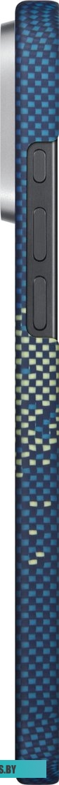 KI1602PMYG Pitaka StarPeak Tactile Woven для iPhone 16 Pro Max (синий)