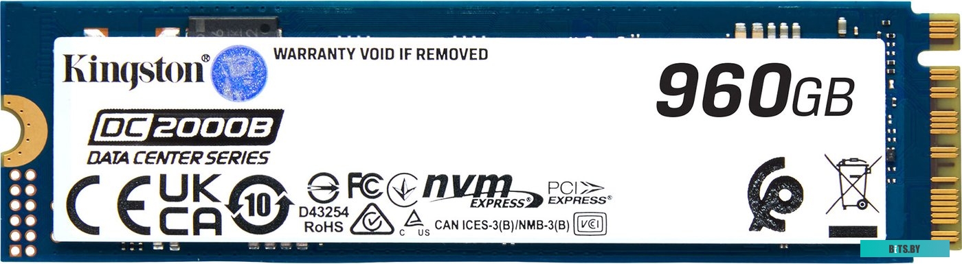 SSD диск Kingston 960G DC2000B PCIe 3.0 M.2 2280 (SEDC2000BM8/960G) SEDC2000BM8/960G