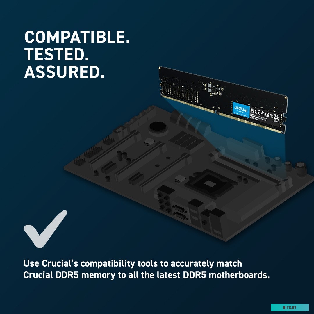 Оперативная память Crucial 32ГБ DDR5 5600 МГц CT32G56C46U5