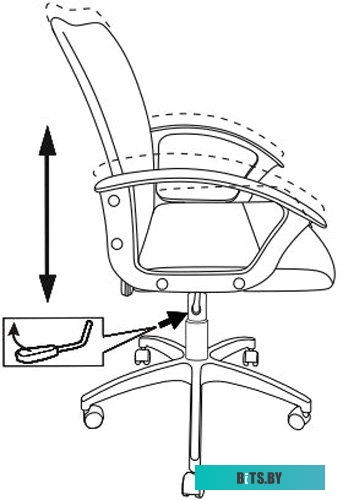 Офисное кресло (Стул) Бюрократ CH-590 (черный) <CH-590/BLACK>