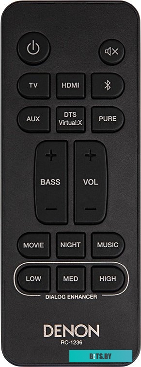 Саундбар Denon DHTS216BKE2 2.1 120Вт черный